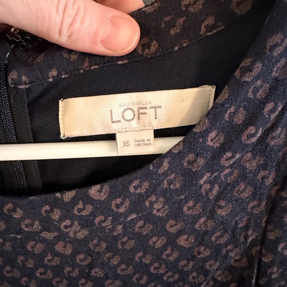 Loft sleeveless mini dress - Navy and lilac - XS - Picture 3 of 4